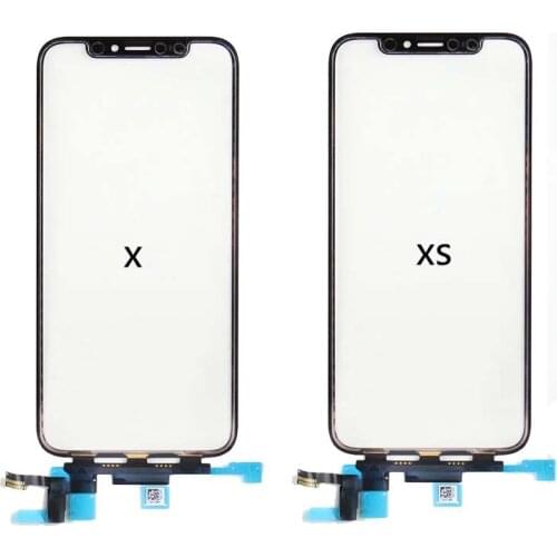1pc Original Quality LCD Display Touch Screen Front Outer Glass Panel Flex For iPhone 11 pro XR X XS Max frame Replacement Parts