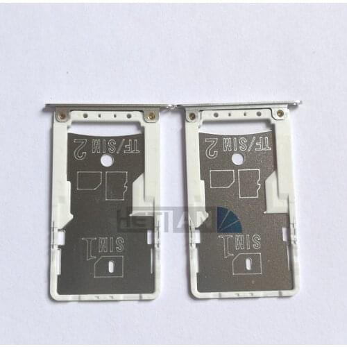 10pcs Original for Xiaomi Redmi 4X SIM Card Tray Micro SD Card Holder Slot Adapter Replacement Repair Parts