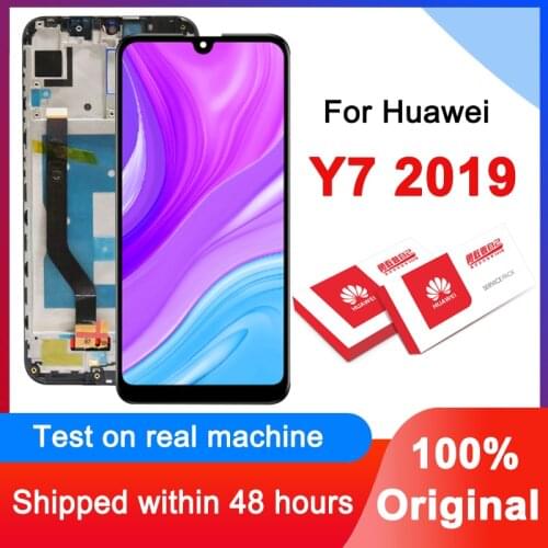 100% Tested 6.26'' LCD Replacement For Huawei Y7 2019 DUB-LX3 DUB-L23 DUB-LX1 LCD Display Touch Screen Digitizer Assembly
