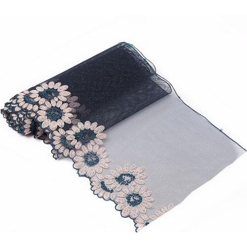2Yards Exquisite Embroidered Flower Lace Trim High Quality Lace Fabric DIY Craft&Sewing Dress Clothing Accessories