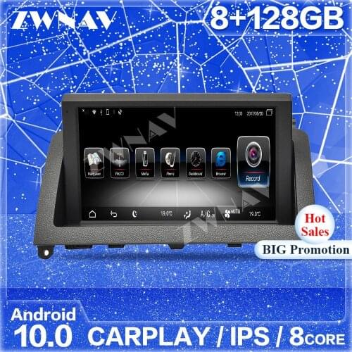8+128G Android 10 Screen Player For Mercedes Benz C W204 2007 2008 2009 2010 2011 GPS Auto Audio Radio Stereo Recorder Head Unit