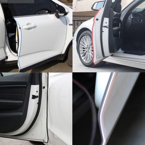Car Styling 5M Door Protector Anti Collision Trim Edge Scratch Covers Trunk Hood Rubber Strip Decoration Stickers Accessories