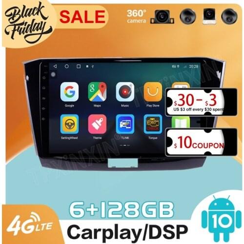 Android10 PX6 is Suitable for Volkswagen Passat 2016 2017 2018 GPS Navigation Car Radio Video Stereo Multi-function CarPlay Host