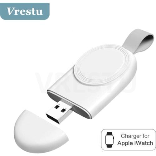 Mini Wireless Charger for Apple iWatch 1 2 3 4 5 Portable Adapter USB Charger Smart Watch Magnetic Fast Charging Docking Station