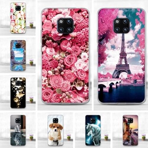 For Huawei Mate 20 Pro Case Silicone Cover 6.39" TPU Case For Huawei Mate 20 Pro Mate20 Pro Fundas Phone Bumper Housing Bag