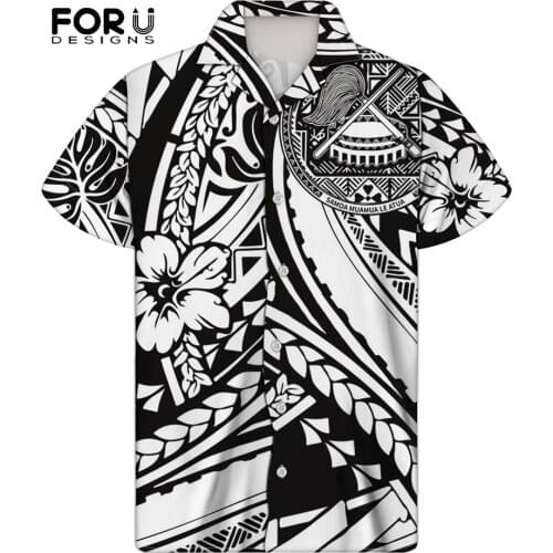 FORUDESIGNS Men's Short Sleeve Shirts