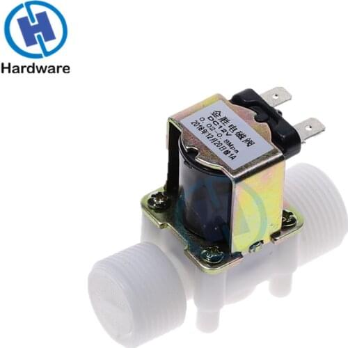 G3/4" Male thread PP Electric Solenoid Valve Water Control Diverter Device N/C DC 12V