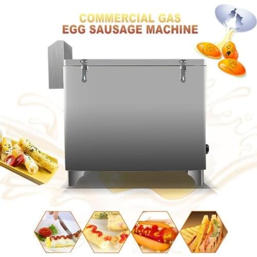 Gas Egg Sausage Making Machine Automatic Egg Processor Commercial Egg Sausage Machine Food Processing Machinery CY-10
