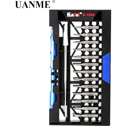 Kaisi K-1936 High quality Screwdriver CRV cutter head high hardness wear-resistant and durable