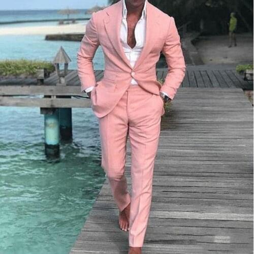 Handsome Groomsmen Notch Lapel Groom Tuxedos Mens Wedding Dress Man Jacket Blazer Prom Dinner (Jacket+Pants+Tie) K85