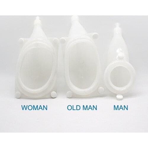 Woman/old man/man Medical Silicone Urinal Urine Collector 1000ML Drainage Bags Bed Breathable Incontinence For Elderly Patient
