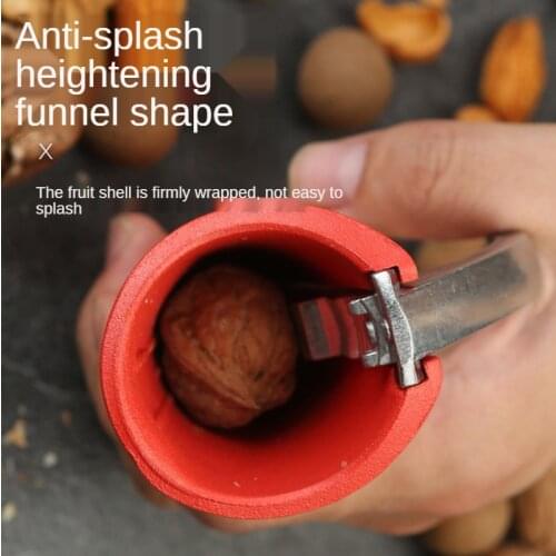 Hazelnut Walnut Pliers Quick Chestnut Gadgets Clip Sheller Opener Cutter Clamp Plier Funnel Shape Zinc Alloy Kitchen Tools