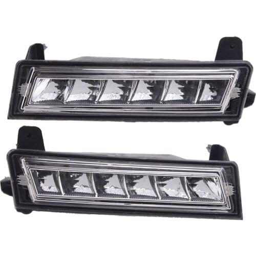 1 Pair A1649060151 A1649060251 Front Bumper LED Daytime Running Light Lamp DRL Fit For Mercedes-Benz ML GL GLK W164 X164 X204