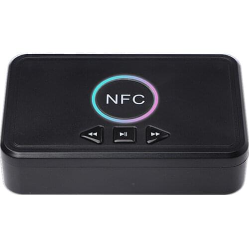 USB Bluetooth 5.0 Receiver Wireless 3.5mm AUX NFC Audio Stereo Adapter