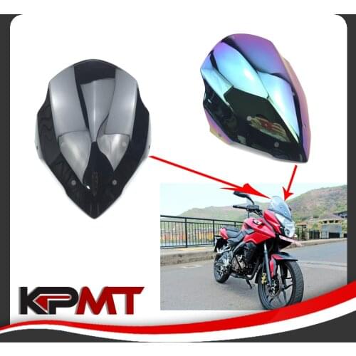 Motorcycle Windshield WindScreen For BAJAJ Pulsar AS200 AS 200 200AS Screen Deflectors Protector Accessories iruidium