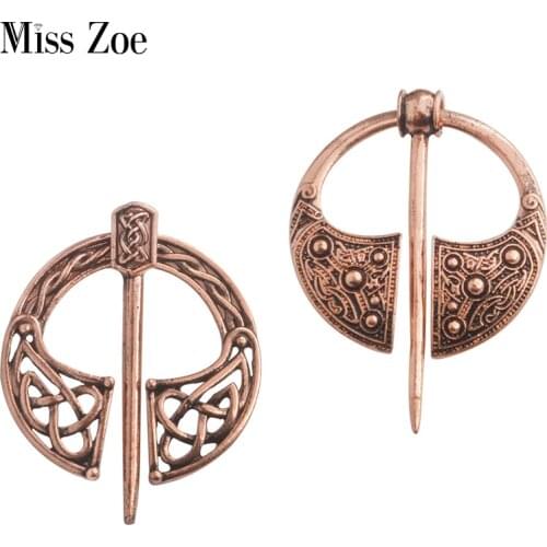 Viking age Ireland medieval brooch Norse pin for scarves shawls coat Cloak Brooch Pins Retro vintage jewelry for men women