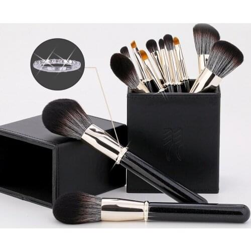 High Quality Makeup Brush Set Blush Eye Shadow Eyelash Brush Inlaid Zircon Multifunctional Makeup Tool