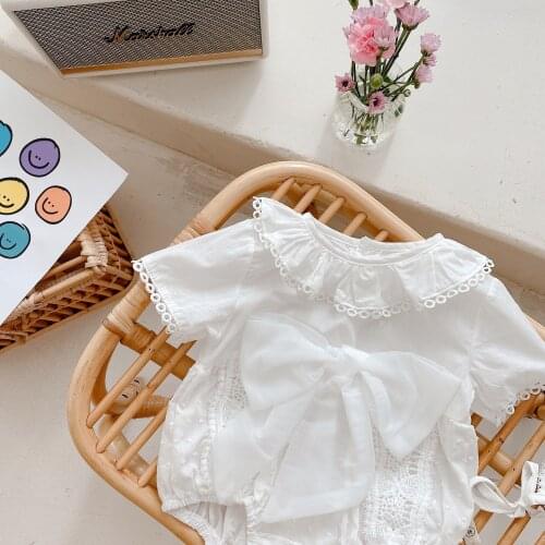 WYNNE GADIS Bodysuit With Short Sleeves For Babies