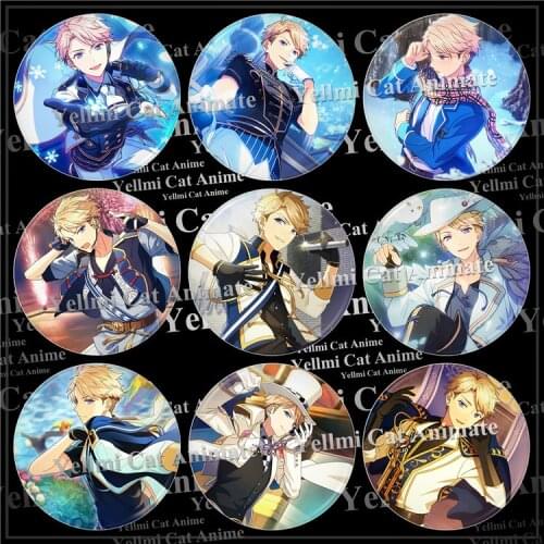 1pc 58mm acrylic pins Ensemble Stars Tenshouin Eichi knights Brooch Badges Broche spilla