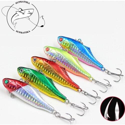 3D Eyes Anti-Corrosion Bionic High Quality Fishing Lure Hard Bait Artificial VIB 75mm/23g Freshwater Plastic Fishing Bait