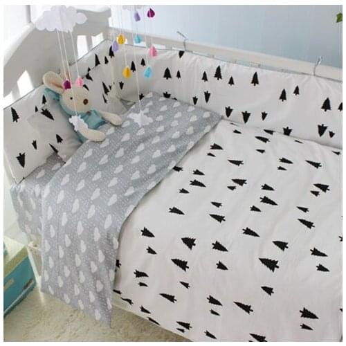 9PCS full set baby bedding set curtain berco cot bumpers protetor de berço baby bedding crib sets,4bumper/sheet/pillow/duvet