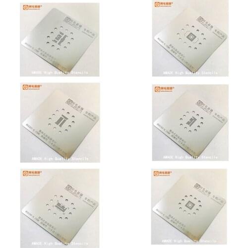 Amaoe EMMC BGA221 BGA153 BGA162 BGA186 BGA254 BGA169 BGA Reballing Stencil Nand Flash Heating Reball Tin Net Template