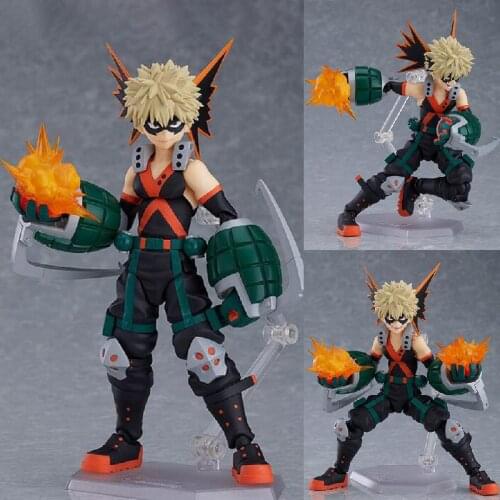 My Hero Academia Anime Figure Bakugou Katsuki Figma Figurines Manga Statue PVC Action Figure Collectible Model Doll Toys Gift