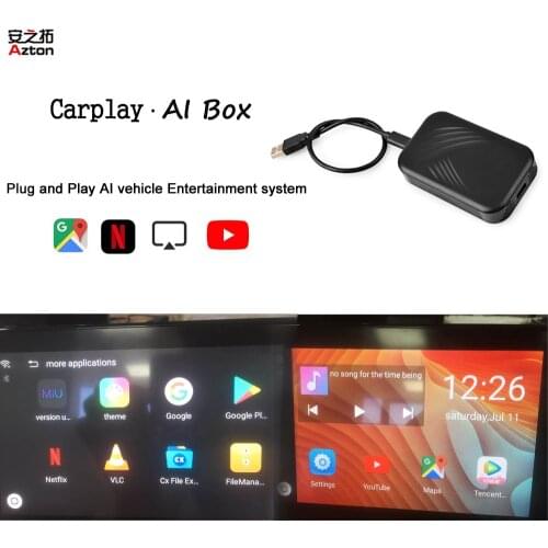 AZTON CarPlay AI Android Box USB Dongle For Mazda3 Mazda6 CX30 CX-5 CX-8 CX-9 With Original Apple CarPlay
