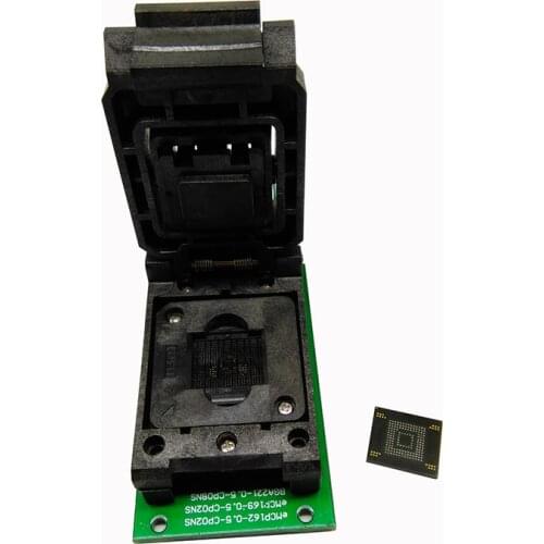 EMMC test adapter with SD Interface,with size 12*16mm,Clamshell Structure,for BGA153 and BGA169 test socket,for data recovery