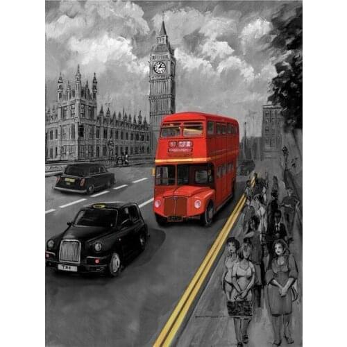 Art Puzzle London Bus 1000 Piece Jigsaw Puzzle