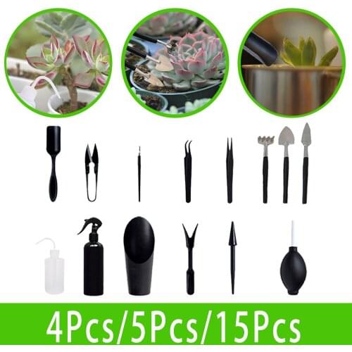 Succulent Plants Tools Mini Garden Hand Tools Set Transplanting Tools Miniature Plant Gardening Trowel Tool for Indoor Miniature