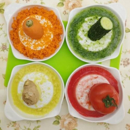 Baby assisted food Ceramic garlic grater plate for fruit ceramic baby grinding plate baby cooking machine tools smash plate