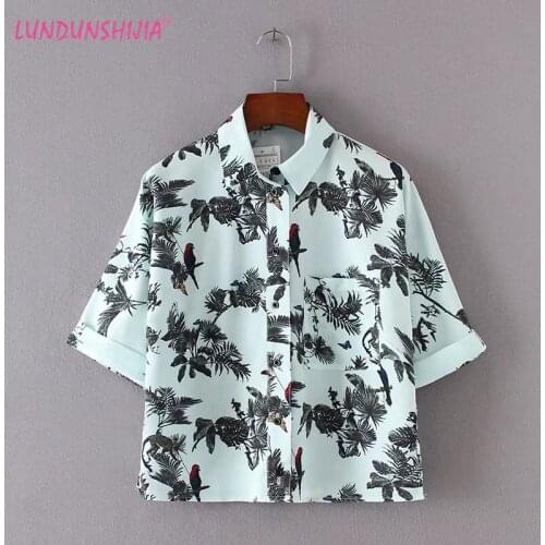 LUNDUNSHIJIA Women's Short Shirts