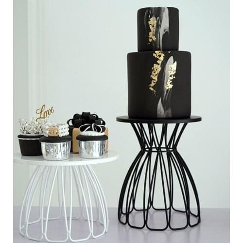 Metal Cake Stand Dessert Candy Cookie Display Table Tray Macaron Cupcake Rack for Christmas Birthday Party Wedding Decoration