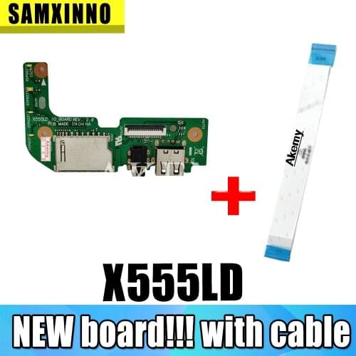 NEW Original For Asus X555 X555L X555LD X555LD_IO USB AUDIO CARD READER BOARD REV:2.0 MB 100% Tested Fast Ship