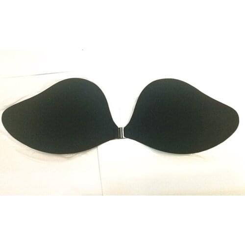 New Sexy Red Color Push Up Bra Self-Adhesive Silicone Bust Lace Up Intimates Bras Strapless Invisible Bras