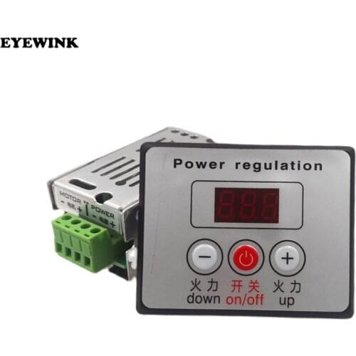 CCM6NJ PWM DC motor speed control switch 12v24v36v10a digital display speed control display