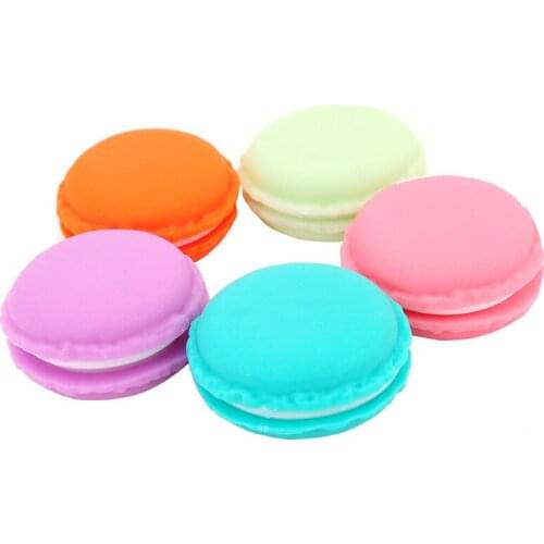 Portable Mini Macarons Medicine Box Earphone SD Card Container Cute Candy Drug Jar Jewelry Case Ring Necklace Storage