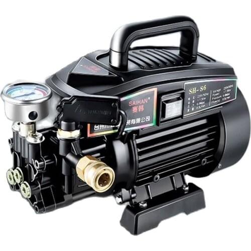 220V SH-S6 Portable Ultra High Pressure Car Washing Machine High Power Washer Machine with Brush Water Gun Water Pump Cleaning