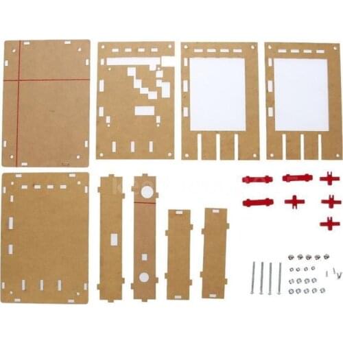 Portable Acrylic Case Box Shell For DSO138 2.4" Thin Film Transistor Oscilloscope Kit DIY Making Electronic Diagnostic Tool