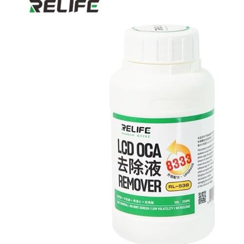 RELIFE 8333 8222 LCD OCA Efficient Liquid Remover Touch Screen Removing Liquids Repair Fluid PCB Cleaning For Iphone Sumsung