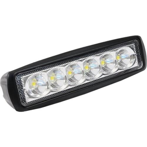Universal Car Flood Lamp Driving Fog Offroad LED Work Car Light 18W 12V LED 4WD led beams Work Light Bar Spotlight