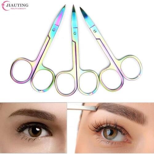 1/3pcs Stainless Steel Eyebrow Trimmer Knife Shaver Beauty Profeesional Eyebrow Scissors Hair Removal Makeup Tool