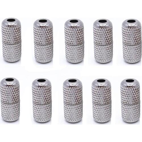 10PCS/Lot Shoelace Buckle Metal Shoelaces Lock Accessories DIY Sneaker Kits Silver Gold Metal Lace Buckle Anchor Clasps