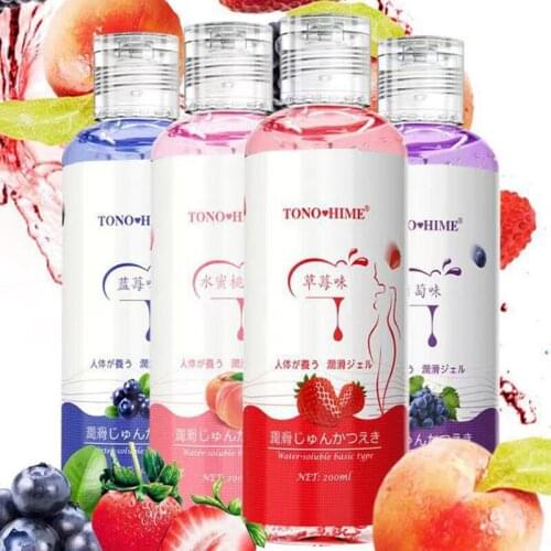 2PCS Personal Fruit Sensitive Flavoured Water Based Lubricant For Women Sextoys Penis Lube Anal Vaginal Sex Masturbation Toy