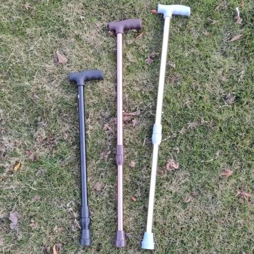 2020 Outdoor Hiking Camping Thickened Aluminum Alloy Telescopic Antiskid Walking Stick For The Elderly Trekking Walk Nature Hike