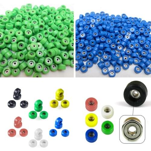 4 Pcs/Set Professional Urethane Bearing Wheels for Wooden Fingerboard C5AF