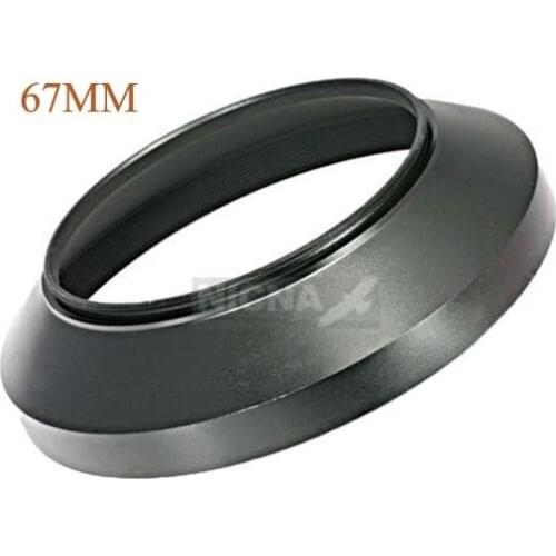 67mm Screw Mount Wide Angle Metal Lens Hood for Nikon Canon Sony Pentax Olympus