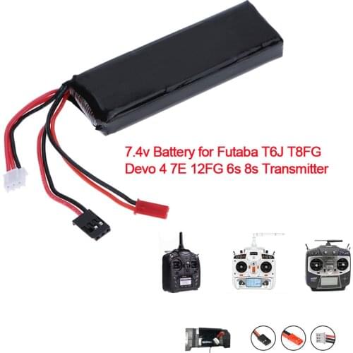 7.4V 2200mAh LiPo Battery 2S for Walkera Devo 7E RC Transmitter