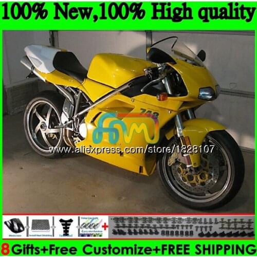 748 853 For DUCATI 916 996 94 95 96 97 98 99 02 71BS.29 998 S R 1994 1995 1996 1997 1998 1999 00 2001 2002 Fairing Yellow white